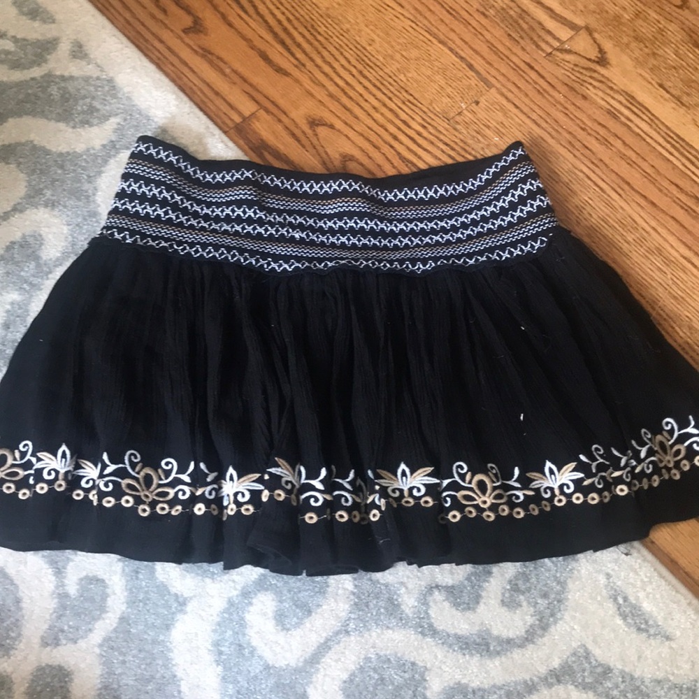 surf gypsy smocked skirt/ swim cover up